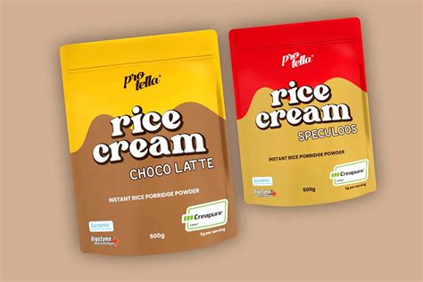 Protella's Creapure-infused flavored Rice Cream cream of rice