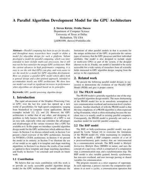 Image result for GPU Artecture in Parallel Computing