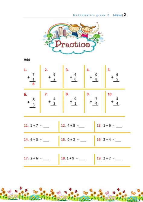 Image result for Grade 2 Math Addition
