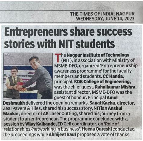 MEDIA SPEKAS - Nagpur Institute of Technology
