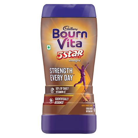 Cadbury Bournvita 5 Star Magic Nutrition Drink, 500 g Jar : Amazon.in ...