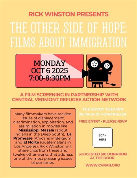 The Other Side of Hope: Films About Immigration – The Savoy Theater