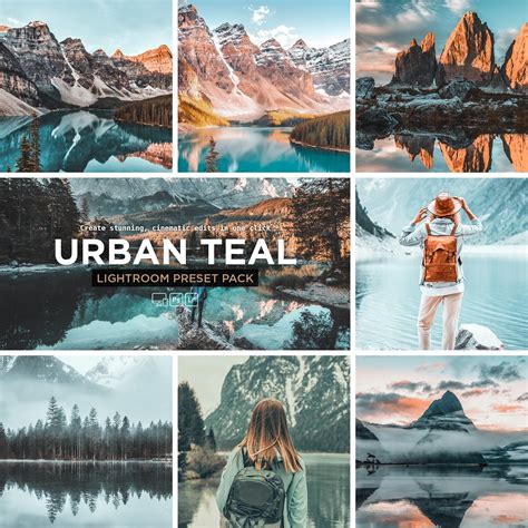 🌆🔥 Urban Teal Lightroom Presets – Bold Teal & Orange Edits for Travel ...