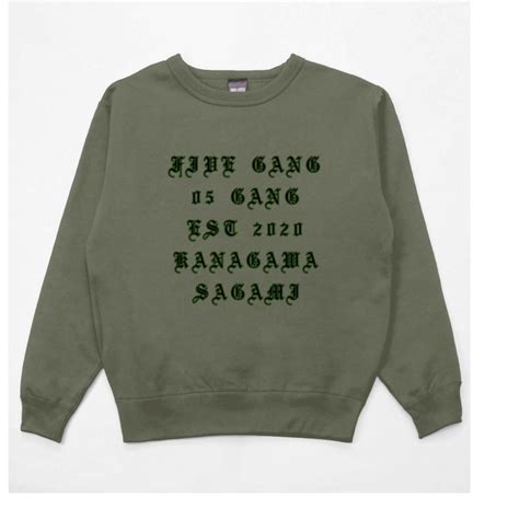 ALL ABOUT 05 GANG SWEAT/OLIVE | 05 GANG