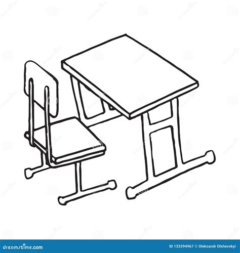 How To Draw A Student Desk