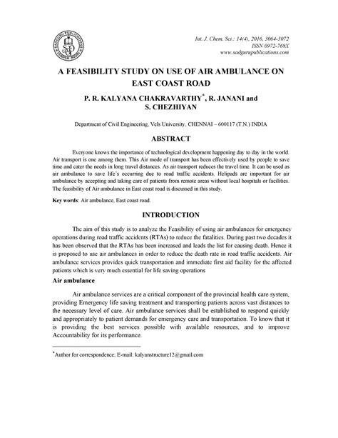 Image result for Feasibility Report Examples PDF