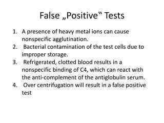 Image result for False Positive Coombs Test