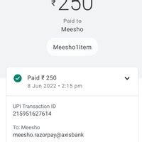 Meesho — Order is not placed but money deducted in Meesho app