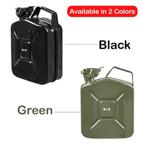 Halte - BKR® Premium 10-Liter Green Metal Jerry Can | Heavy-Duty Fuel ...