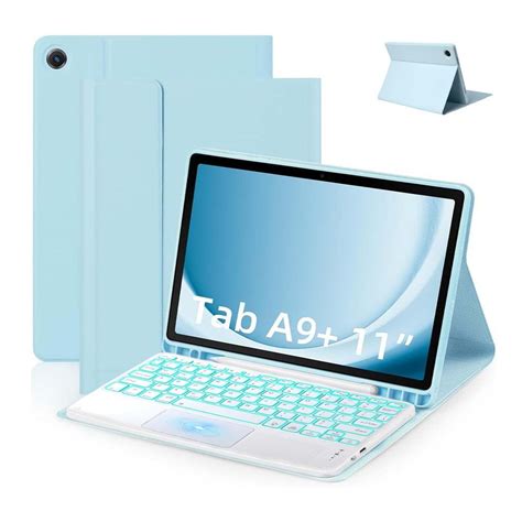 TECPHILE Keyboard Case Cover for Samsung Galaxy Tab A9 Plus / A9+ 11 ...