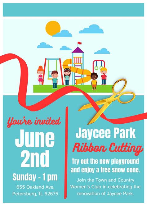 Jaycee Park Ribbon Cutting, Jaycee’s Park, Petersburg, IL, 2 June 2024 ...