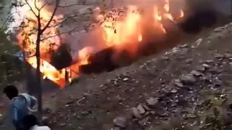 House Gutted In Fire In J&K's Poonch, Woman Injured | Video | India ...