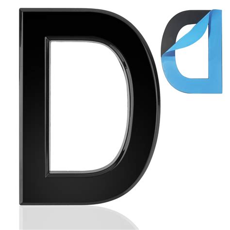 Becizy 4 Inch House Letters D Self Adhesive House Letters | Desertcart ...