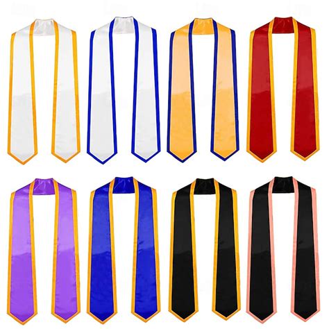 unisexowa szala na ukończenie szkoły, prosta szarfa na ukończenie ...