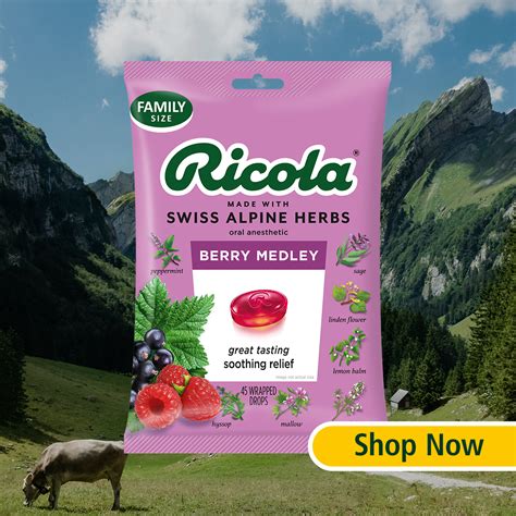 Ricola | Cough Drops and Candy made from Swiss Herbs | Ricola