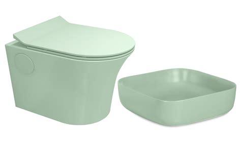 Plantex Ceramic Wall-hung Commode with Counter-Top Basin for ...