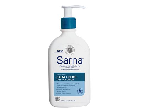 Sarna Calm + Cool Anti-Itch Lotion 7.5 Fl. Oz. (Pack of 6) for sale ...