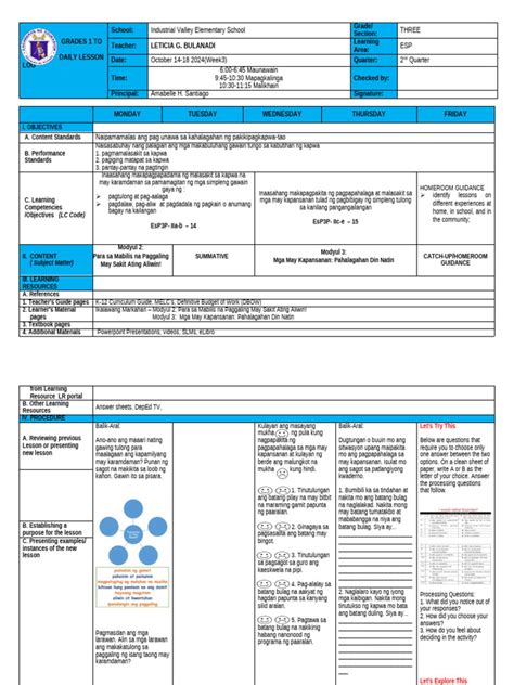 Image result for ESP 5 Quarter 4 Week 1 Module