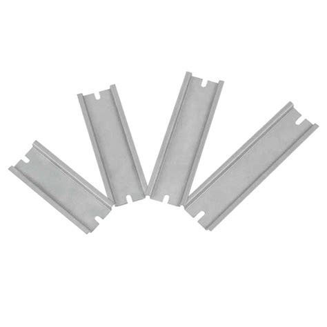 RS PRO | RS PRO Unperforated DIN Rail, Top Hat Compatible, 196mm x 35mm ...