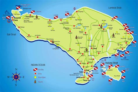 Asia Bali Map: Explore The Island Paradise