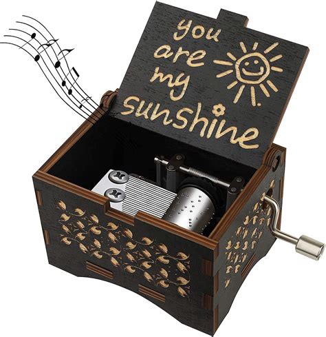 Personalized Rose Music Box Choose Your Song, i carry your heart with ...