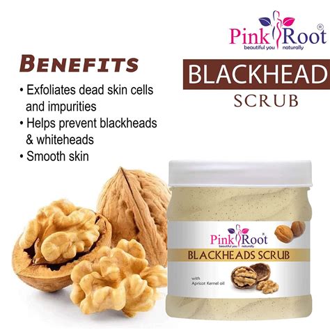 Buy PINK ROOT BLACKHEADS SCRUB WITH APRICOT KERNEL OIL 500ML Online ...