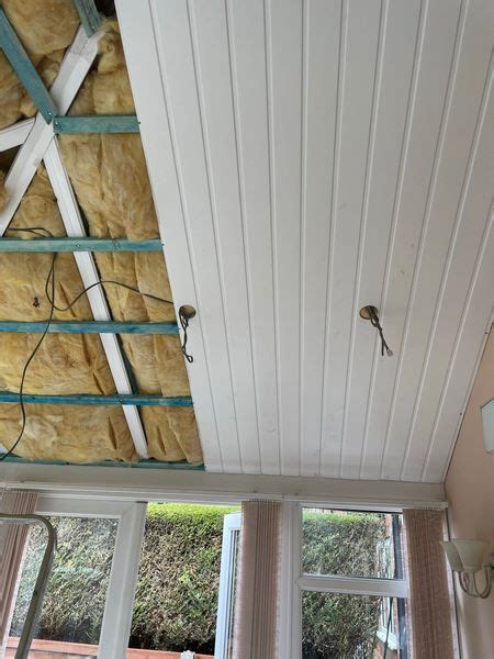 Image result for How to Install Ceiling Cladding in a Conservatory