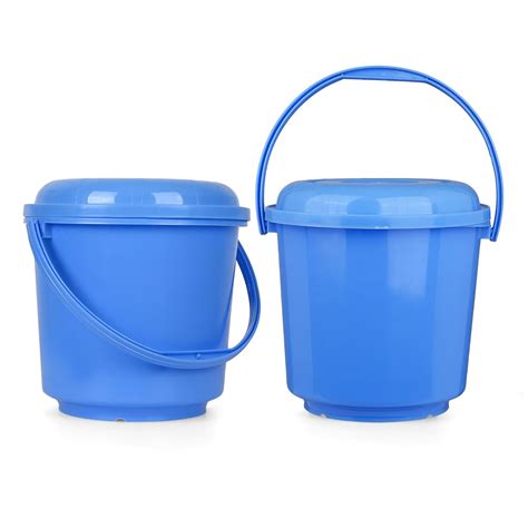 Kuber Industries Bucket with Lid | Plastic Bucket for Mopping | Bucket ...