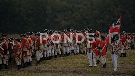 British And American Soldiers Revolutionary War
