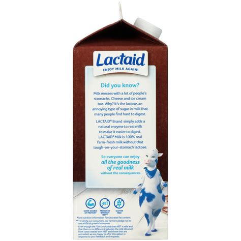 Lactaid Chocolate Whole Milk (64 oz) Delivery or Pickup Near Me - Instacart
