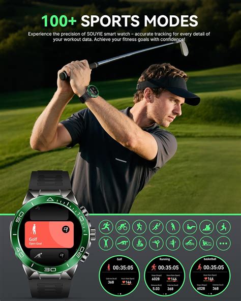 SOUYIE Men's Luxury Smart Watch - 1.43 AMOLED India | Ubuy