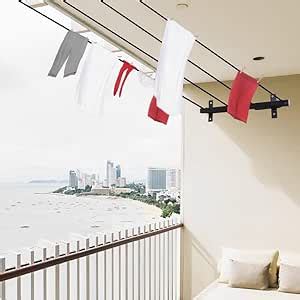 Wall Mount Cloth Drying Stand, Pack of 1 : Amazon.in: Home & Kitchen
