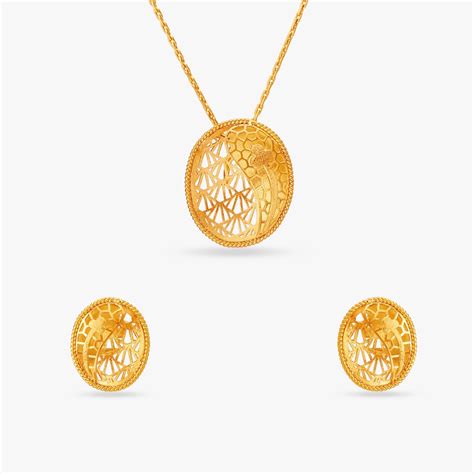 Enchanted Orbit Pendant and Earrings Set