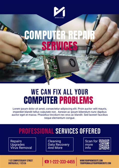 Image result for Computer Repair Ad