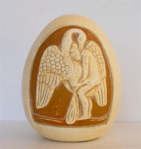 Zeus Disguised as a Swan Lay With Leda, Who Laid an Egg From Which Were Born the Three, Castor ...