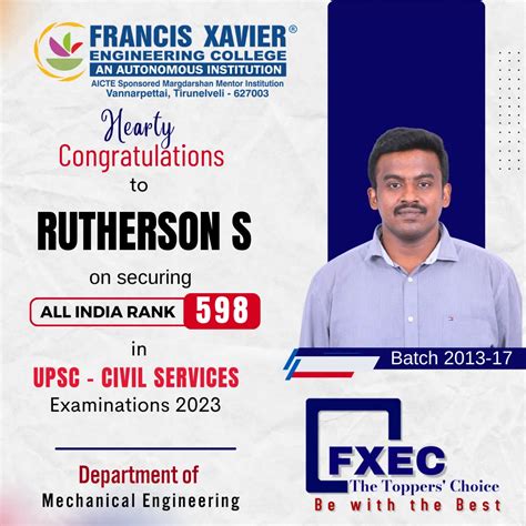 Francis Xavier Engineering College, Tirunelveli