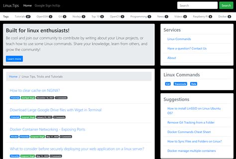 Linux. Com. Tips 的图像结果