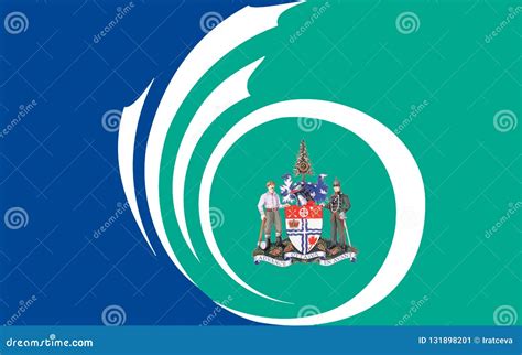 Flag of Ottawa, Canada stock illustration. Illustration of texture - 131898201