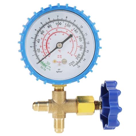 Refrigerant Manifold Freon Gauges High Low Pressure Fit for Air ...