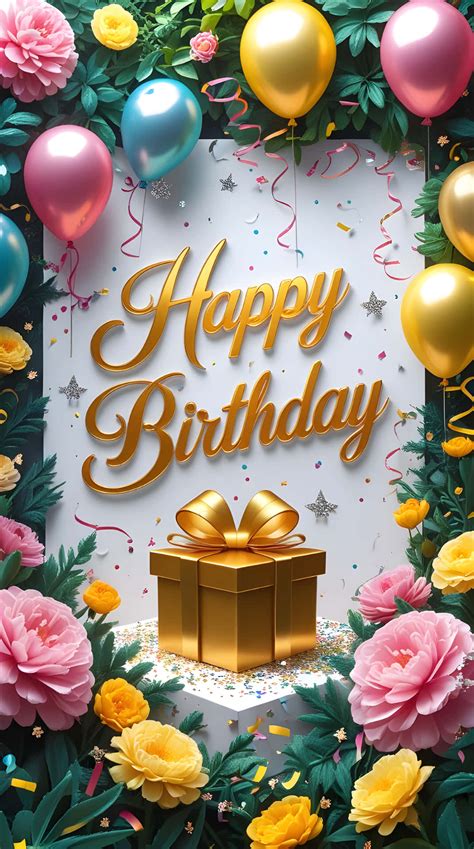 Download Happy Birthday Wallpaper Wallpaper | Wallpapers.com
