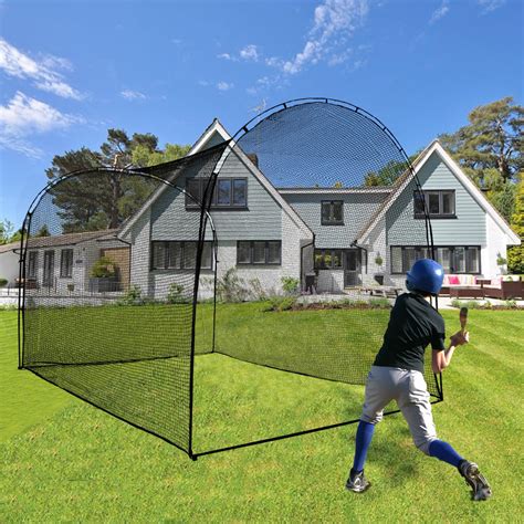HIGOOD Baseball Net Baseball Batting Cages Portable Outdoor Baseball ...