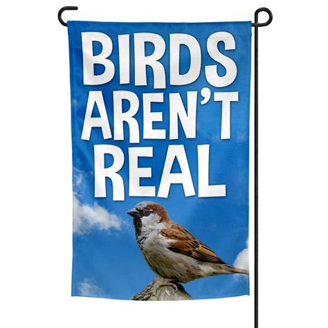 Birds Aren't Real Garden Flag | The Original Underground