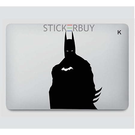 stickerbuy™ Laptop MacBook Cute Cartoons Black Vinyl Skin Sticker ...