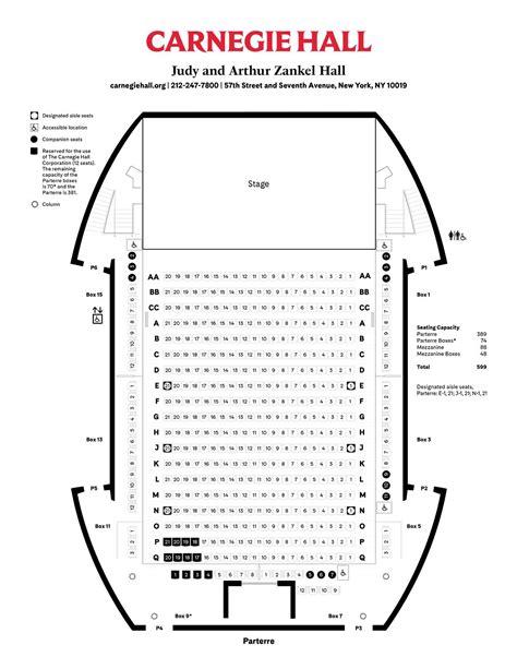 Seating Charts | Carnegie Hall