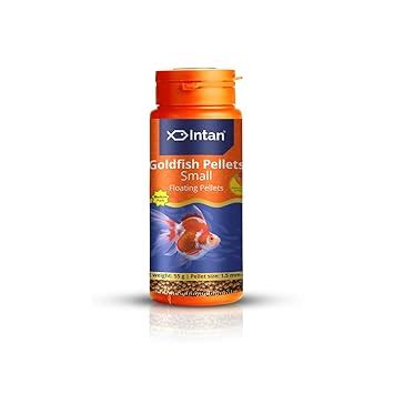 Intan Goldfish Pellets (Small 1.5mm Floating) | 55gm - Highly ...