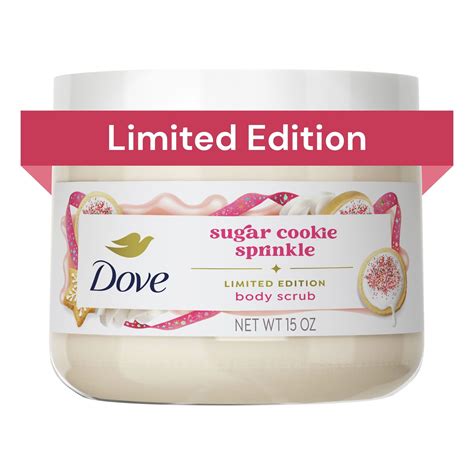 Dove Limited Edition Holiday Treats Body Scrub Sugar Cookie Sprinkle ...