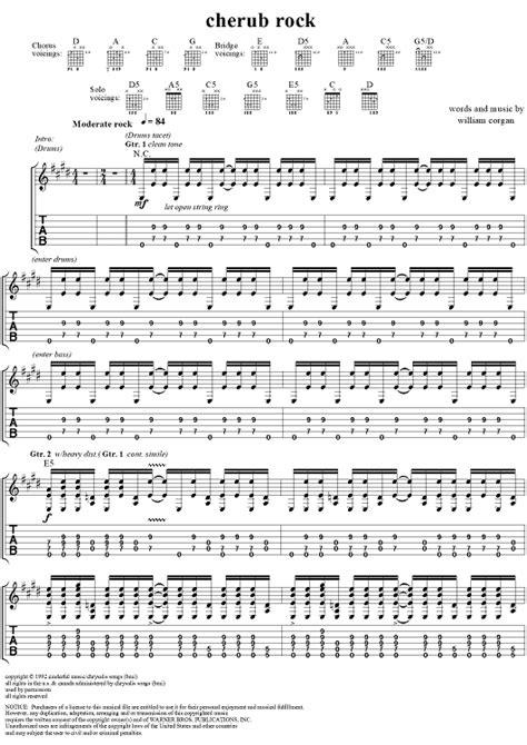 Rezultat imagine pentru Cherub Rock Guitar Tutorial