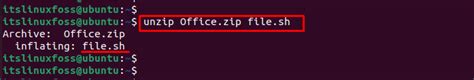 Image result for Unzip Linux