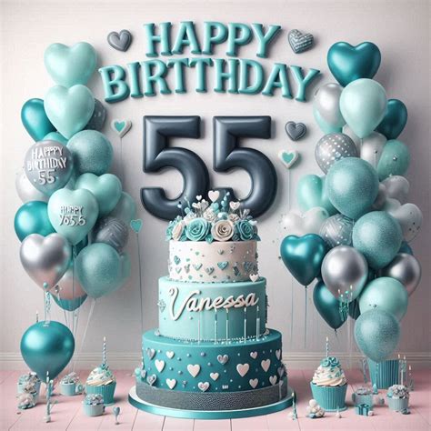 55th Birthday Cakes Ideas for Women