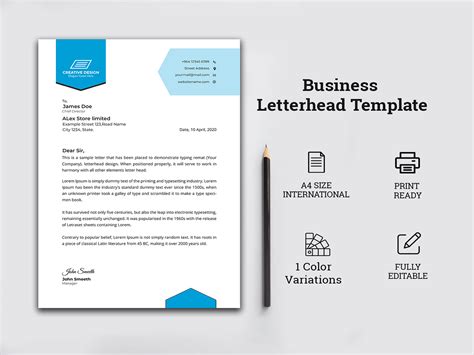 Letter Header Format 的图像结果